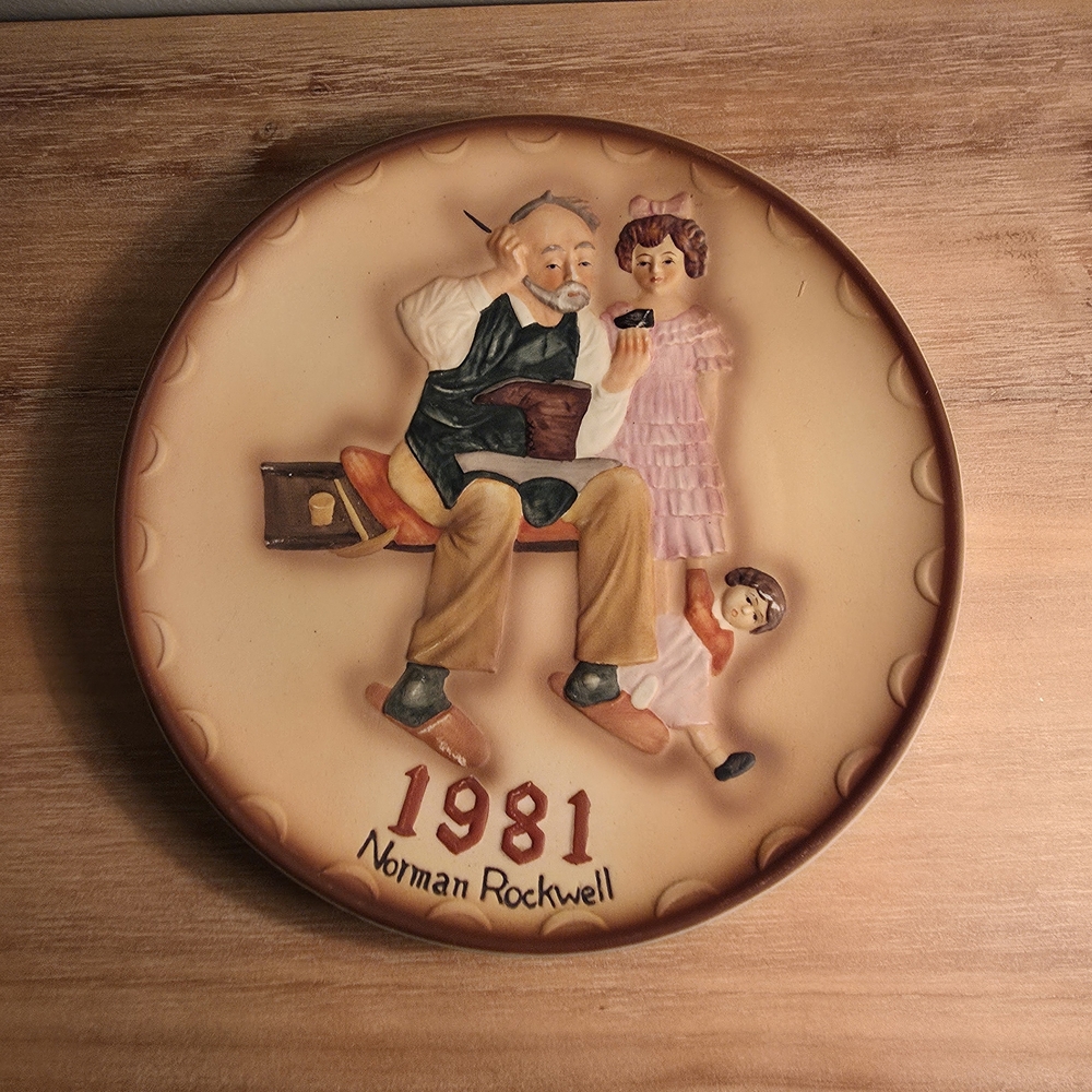 Norman Rockwell 1981 Collector's Plate